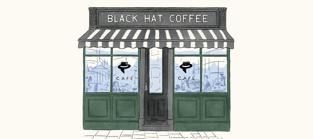 Black hat shop on sale