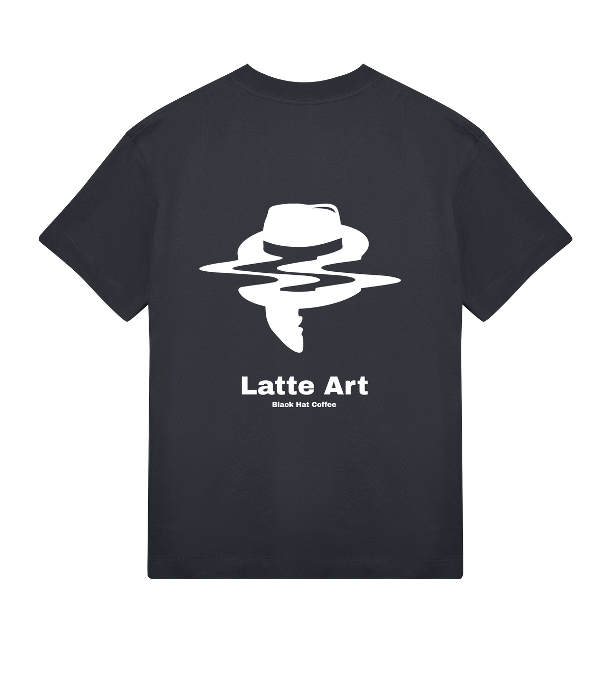 Latte Art Oversized T Shirt Herren