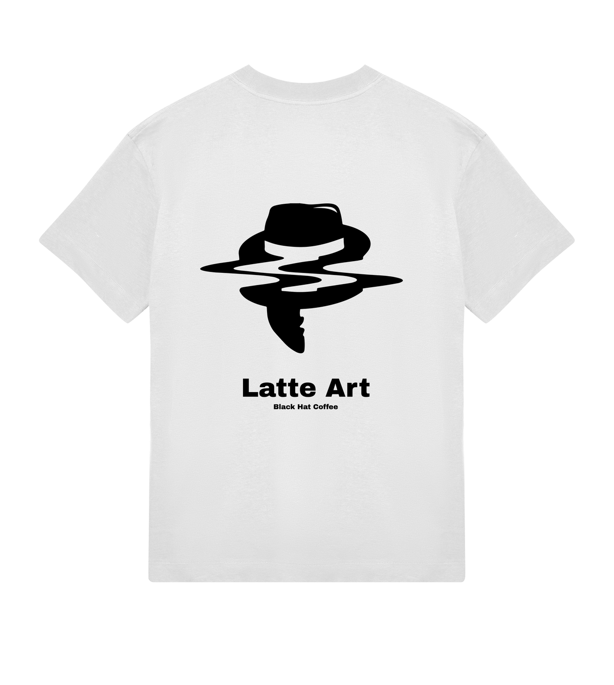 Latte Art Oversized T Shirt Herren